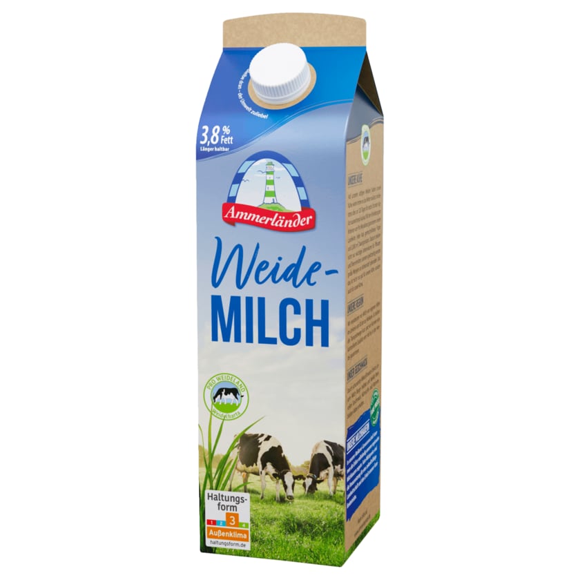 Ammerländer Unsere Milch 3,8% 1l